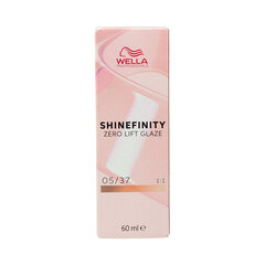 Püsivärv Wella Shinefinity Nº 05/37 (60 ml) hind ja info | Juuksevärvid | kaup24.ee