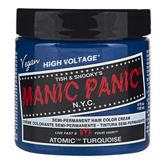 Постоянная краска Classic Manic Panic Atomic Turquoise, 118 мл цена и информация | Краска для волос | kaup24.ee