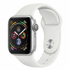 Apple Watch Series 4 44mm Aluminium GPS Silver (atnaujinta, būklė A) hind ja info | Nutikellad (smartwatch) | kaup24.ee