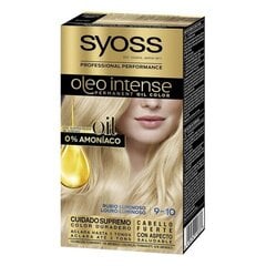 Постоянная краска Olio Intense Syoss Nº 9,10 Светящийся светлый цена и информация | Краска для волос | kaup24.ee