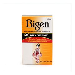 Постоянная краска Bigen Nº48 Dark Chestnut, 6 г цена и информация | Краска для волос | kaup24.ee