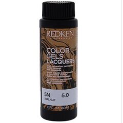 Перманентный краска Redken Color Gel Lacquers 5N-walnut, 3 x 60 мл цена и информация | Краска для волос | kaup24.ee