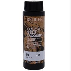 Перманентный краска Redken Color Gel Lacquers 5N-walnut, 3 x 60 мл цена и информация | Краска для волос | kaup24.ee