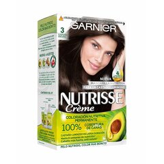 Перманентный крем-краска Garnier Nutrisse Creme 3/30 - Castaño Oscuro цена и информация | Краска для волос | kaup24.ee