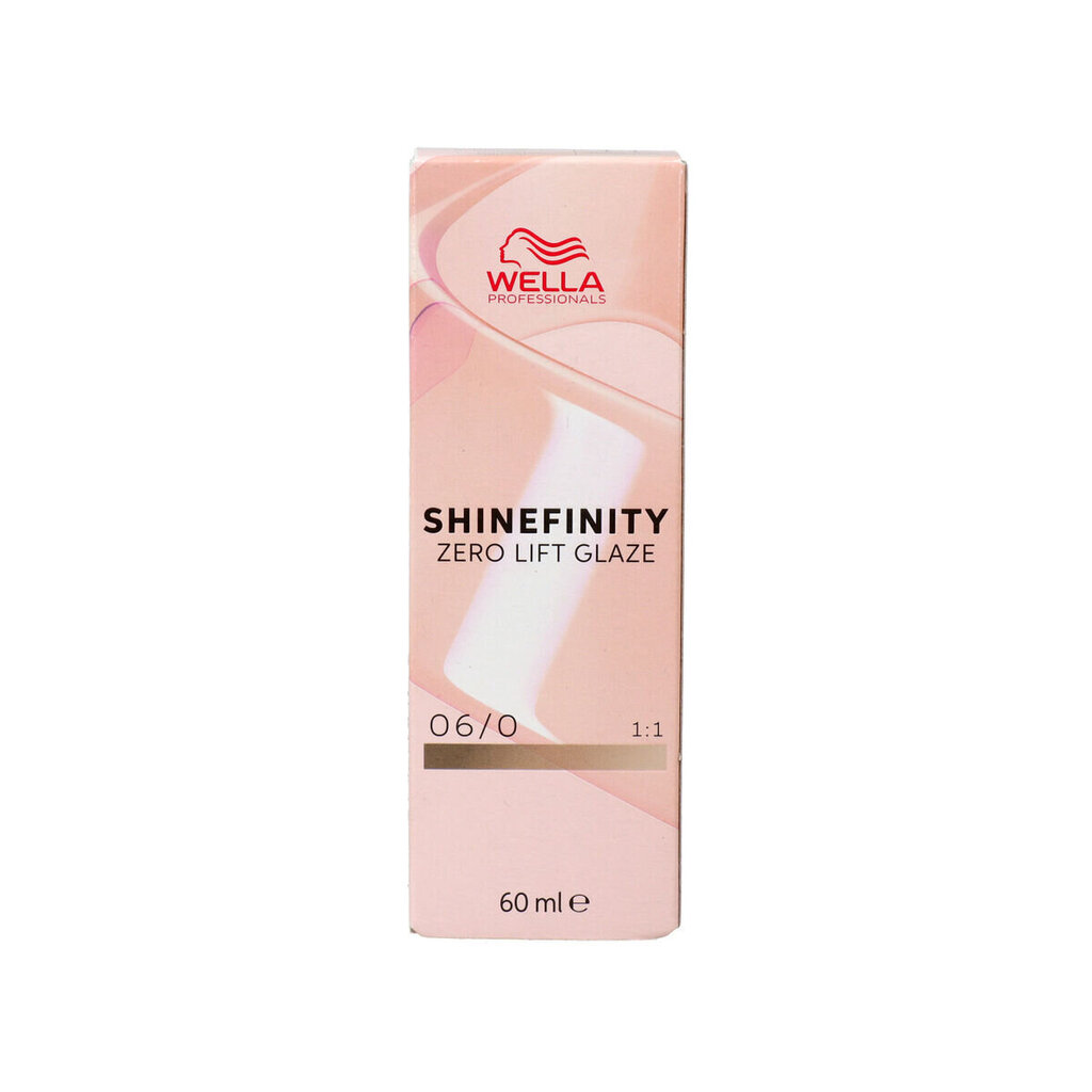 Püsivärv Wella Shinefinity Nº 06/0 60 ml цена и информация | Juuksevärvid | kaup24.ee