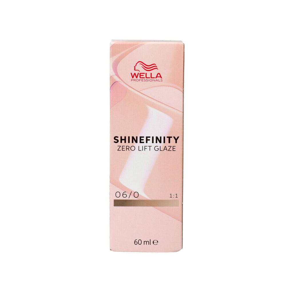 Püsivärv Wella Shinefinity Nº 06/0 60 ml hind ja info | Juuksevärvid | kaup24.ee