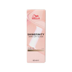 Püsivärv Wella Shinefinity Nº 08/0 60 ml hind ja info | Juuksevärvid | kaup24.ee