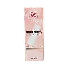 Püsivärv Wella Shinefinity Nº 09/02 (60 ml) hind ja info | Juuksevärvid | kaup24.ee