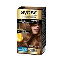 Püsivärv Olio Intense Syoss Nº 6,80 Karamellihele hind ja info | Juuksevärvid | kaup24.ee