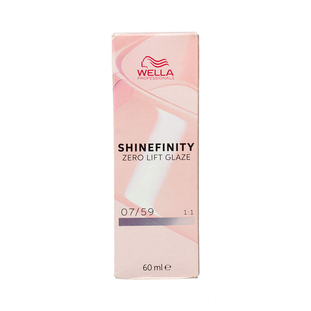 Püsivärv Wella Shinefinity Nº 07/59 (60 ml) цена и информация | Juuksevärvid | kaup24.ee