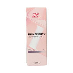 Перманентный краска Wella Shinefinity Nº 07/13 цена и информация | Краска для волос | kaup24.ee