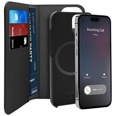 Puro Wallet Detachable iPhone 14 Plus 6,7" 2w1 MagSafe czarne|black PUIPC1467BKMAG1BLK цена и информация | Puro Мобильные телефоны, Фото и Видео | kaup24.ee