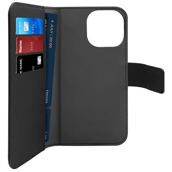Puro Wallet Detachable 2in1 MagSafe, must цена и информация | Telefoni kaaned, ümbrised | kaup24.ee