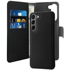 Puro Wallet Detachable Sam S23 S911 2w1 czarne|black PUSGS23BOOKC3BLK цена и информация | Чехлы для телефонов | kaup24.ee