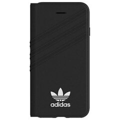 Adidas OR Booklet Case Suede iPhone 6 | 6S| 7 | 8 czarny|black 28597 цена и информация | Чехлы для телефонов | kaup24.ee