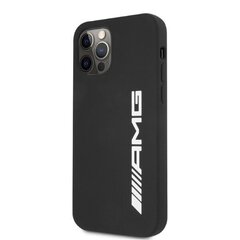 AMG AMHCP12LSGLBGN iPhone 12 Pro Max 6,7" czarny|black hardcase Silicone Big Logo цена и информация | Чехлы для телефонов | kaup24.ee