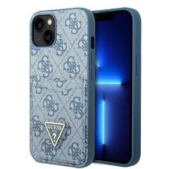 Guess GUHCP13MP4TPB iPhone 13 6,1" niebieski|blue hardcase 4G Triangle Logo Cardslot цена и информация | Чехлы для телефонов | kaup24.ee