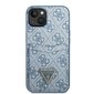 Guess GUHCP13SP4TPB iPhone 13 mini 5,4" blue hardcase 4G Triangle Logo Cardslot hind ja info | Telefoni kaaned, ümbrised | kaup24.ee