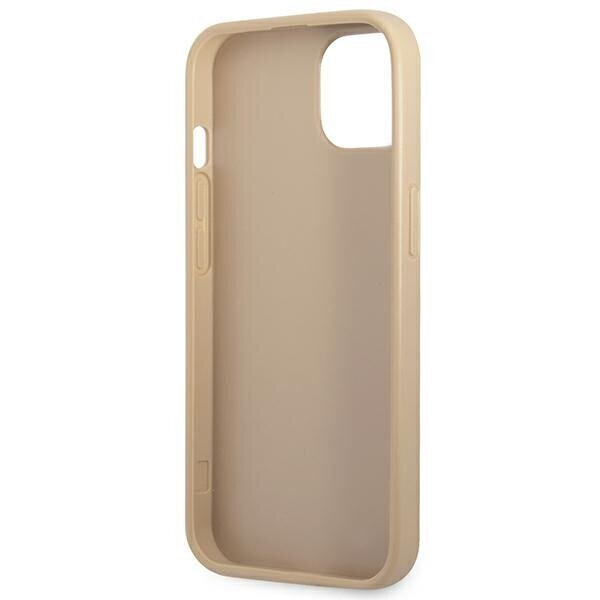 Guess GUHCP14MPSATLE iPhone 14 Plus 6,7" beige hardcase SaffianoTriangle Logo hind ja info | Telefoni kaaned, ümbrised | kaup24.ee