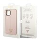 Guess GUHCP14SSLTGP iPhone 14 6,1" pink hardcase Silicone Triangle hind ja info | Telefoni kaaned, ümbrised | kaup24.ee