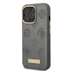 Guess GUHMP13XSAPSTG iPhone 13 Pro Max 6,7" grey hardcase Peony Logo Plate MagSafe hind ja info | Telefoni kaaned, ümbrised | kaup24.ee