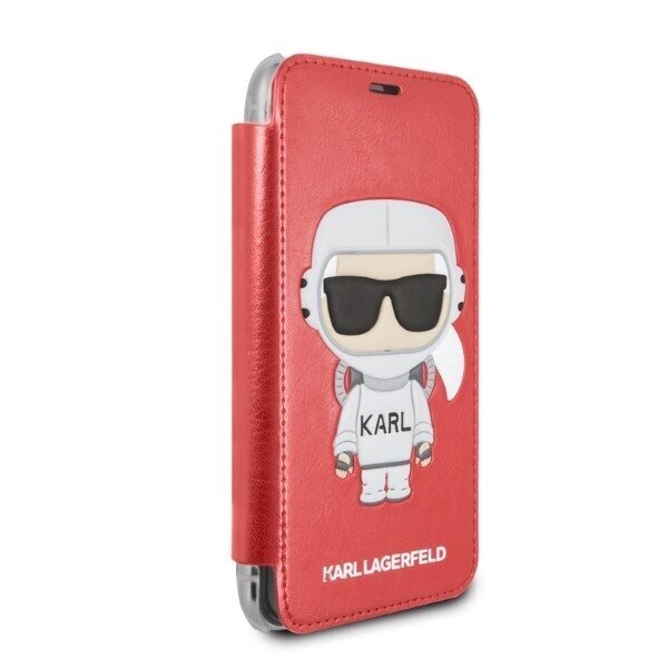 Karl Lagerfeld KLFLBKPXKSCORE iPhone X| XS bookcase red Karl Space Cosmonaut цена и информация | Telefoni kaaned, ümbrised | kaup24.ee