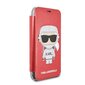 Karl Lagerfeld KLFLBKPXKSCORE iPhone X| XS bookcase red Karl Space Cosmonaut hind ja info | Telefoni kaaned, ümbrised | kaup24.ee