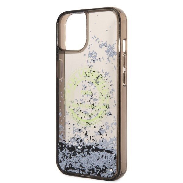 Karl Lagerfeld KLHCP14MLCRSGRK iPhone 14 Plus 6,7" black hardcase Liquid Glitter RSG цена и информация | Telefoni kaaned, ümbrised | kaup24.ee