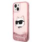 Karl Lagerfeld KLHCP14MLNCHCP iPhone 14 Plus 6,7" pink hardcase Glitter Choupette Head hind ja info | Telefoni kaaned, ümbrised | kaup24.ee