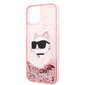 Karl Lagerfeld KLHCP14MLNCHCP iPhone 14 Plus 6,7" pink hardcase Glitter Choupette Head hind ja info | Telefoni kaaned, ümbrised | kaup24.ee