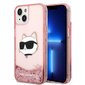 Karl Lagerfeld KLHCP14MLNCHCP iPhone 14 Plus 6,7" pink hardcase Glitter Choupette Head цена и информация | Telefoni kaaned, ümbrised | kaup24.ee