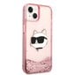 Karl Lagerfeld KLHCP14MLNCHCP iPhone 14 Plus 6,7" pink hardcase Glitter Choupette Head hind ja info | Telefoni kaaned, ümbrised | kaup24.ee