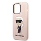 Karl Lagerfeld KLHMP14LSNIKBCP iPhone 14 Pro 6,1" hardcase pink Silicone Ikonik Magsafe hind ja info | Telefoni kaaned, ümbrised | kaup24.ee