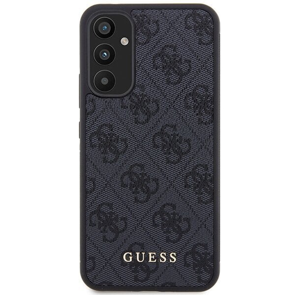 Guess GUHCSA34G4GFGR A34 5G A346 grey hard case 4G Metal Gold Logo цена и информация | Telefoni kaaned, ümbrised | kaup24.ee