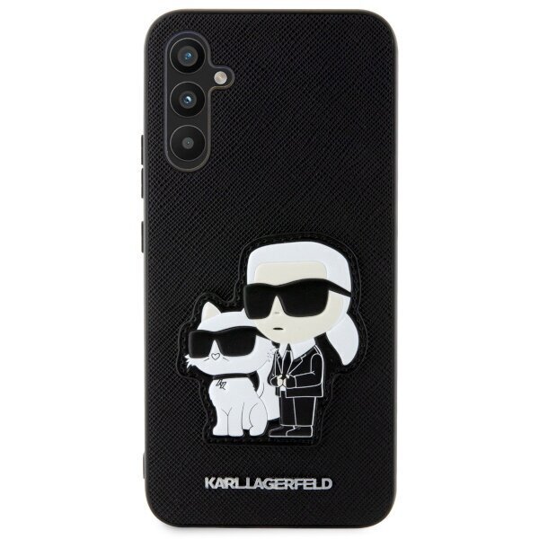 Karl Lagerfeld KLHCA54SANKCPK A54 5G A546 hardcase black Saffiano Karl & Choupette цена и информация | Telefoni kaaned, ümbrised | kaup24.ee