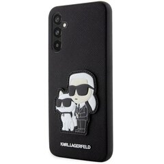 Karl Lagerfeld KLHCA54SANKCPK A54 5G A546 hardcase czarny|black Saffiano Karl & Choupette цена и информация | Чехлы для телефонов | kaup24.ee