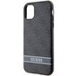 Guess GUHCN61P4SNK iPhone 11 | XR grey hardcase 4G Stripe цена и информация | Telefoni kaaned, ümbrised | kaup24.ee