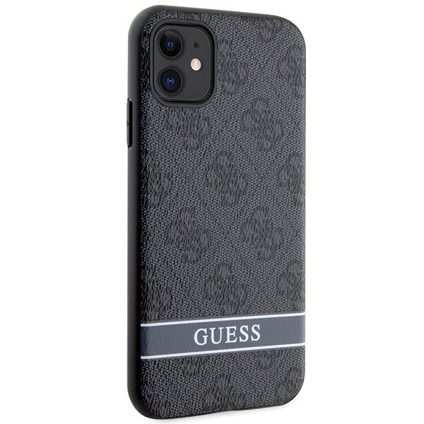 Guess GUHCN61P4SNK iPhone 11 | XR grey hardcase 4G Stripe hind ja info | Telefoni kaaned, ümbrised | kaup24.ee