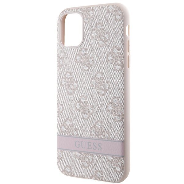 Guess GUHCN61P4SNP iPhone 11 | XR pink hardcase 4G Stripe hind ja info | Telefoni kaaned, ümbrised | kaup24.ee