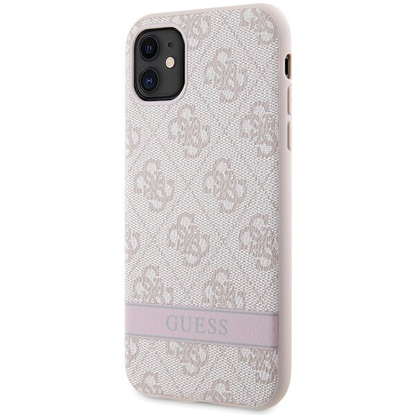 Guess GUHCN61P4SNP iPhone 11 | XR pink hardcase 4G Stripe hind ja info | Telefoni kaaned, ümbrised | kaup24.ee