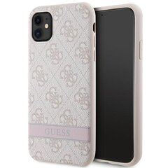 Guess GUHCN61P4SNP iPhone 11 | XR pink hardcase 4G Stripe hind ja info | Telefoni kaaned, ümbrised | kaup24.ee