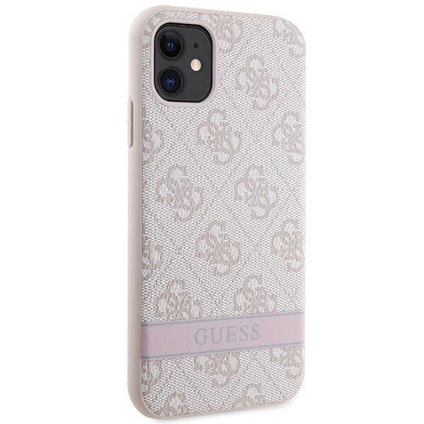 Guess GUHCN61P4SNP iPhone 11 | XR pink hardcase 4G Stripe hind ja info | Telefoni kaaned, ümbrised | kaup24.ee