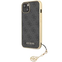 Guess GUHCP14SGF4GGR iPhone 14 6.1" grey hardcase 4G Charms Collection цена и информация | Чехлы для телефонов | kaup24.ee