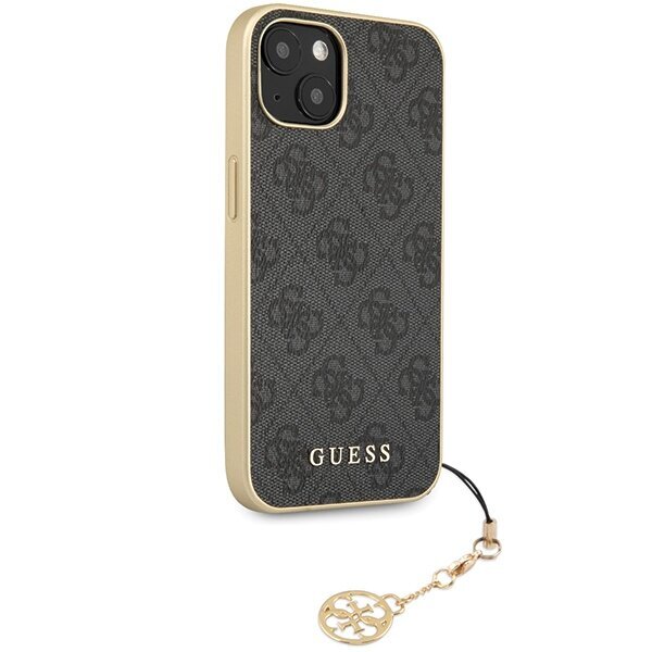 Guess GUHCP14SGF4GGR iPhone 14 6.1" grey hardcase 4G Charms Collection цена и информация | Telefoni kaaned, ümbrised | kaup24.ee