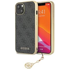 Guess GUHCP14SGF4GGR iPhone 14 6.1" szary|grey hardcase 4G Charms Collection цена и информация | Чехлы для телефонов | kaup24.ee