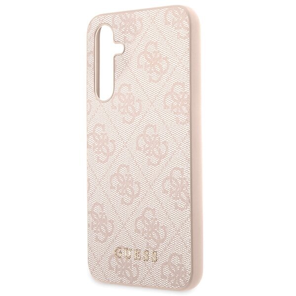 Guess GUHCSA54G4GFPI A54 A546 pink hard case 4G Metal Gold Logo hind ja info | Telefoni kaaned, ümbrised | kaup24.ee