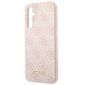 Guess GUHCSA54G4GFPI A54 A546 pink hard case 4G Metal Gold Logo hind ja info | Telefoni kaaned, ümbrised | kaup24.ee