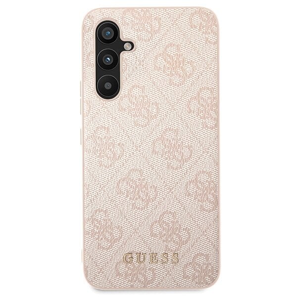 Guess GUHCSA54G4GFPI A54 A546 pink hard case 4G Metal Gold Logo hind ja info | Telefoni kaaned, ümbrised | kaup24.ee