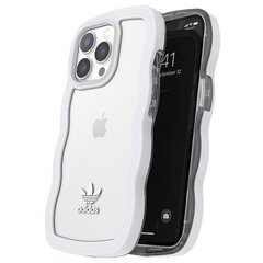 Adidas OR Wavy Case iPhone 13 Pro |13 6,1" biały-przezroczysty|white-transparent 51903 цена и информация | Чехлы для телефонов | kaup24.ee