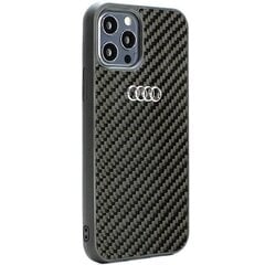 Audi Carbon Fiber Case цена и информация | Чехлы для телефонов | kaup24.ee